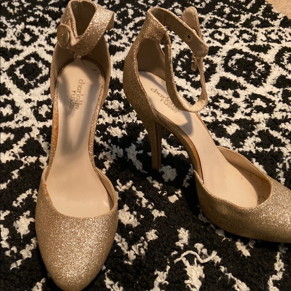 Gold heels